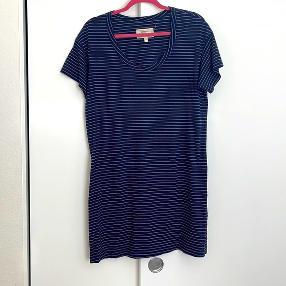 Current/Elliot Navy Striped Dress - Picture 1 of 2